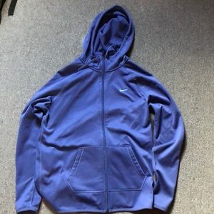 Purple Nike Therma zip up